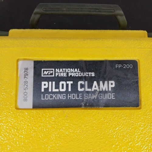 Pilot Clamp NFP FP-200 Sprinkler Pipe Hole Saw Vise Grip Kit National Fire Used - Imagen 9 de 10
