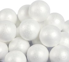 40pcs 3 Inch Foam Balls, White Craft Balls for Arts  Crafts DIY Crafts Makin...