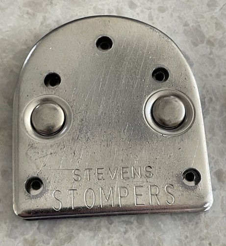 Vintage Stevens Stompers Steel Nail-On Taps Clogging 2" x 2.5" - Picture 1 of 4