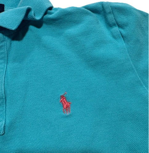 Polo Ralph Lauren Boys Turquoise Blue Cotton Short Sleeve Polo Shirt XL (10-12) - Picture 4 of 5