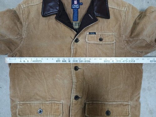 Vintage Chaps Ralph Lauren Jacket Corduroy Chore Barn Blanket Lined Coat Sz L - Picture 9 of 17