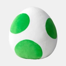 Super Mario Green Yoshi's Egg Cushion Nintendo Plush - 11.8x9.8-NWT