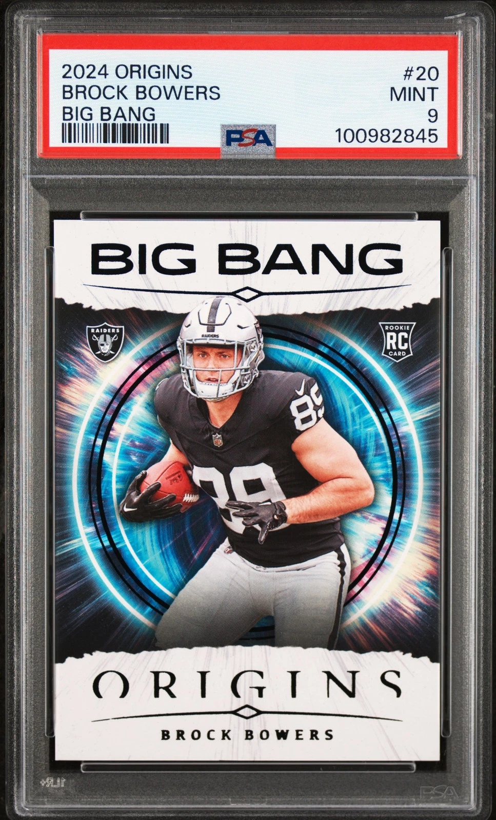 Brock Bowers Panini Origins Big Bang #20 Base