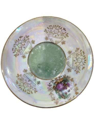 Vintage Sonoco Demitasse Mini Tea Cup and Saucer Trimmed in Gold. Made in Japan - Picture 10 of 13