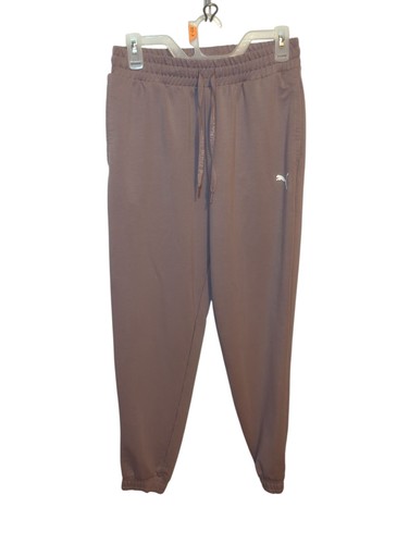Pantalones de chándal ajustados al tobillo Puma para mujer talla pequeña púrpura polvoriento con cordón - Imagen 1 de 19