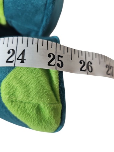 Rare Jumbo 25" Rise Of The TMNT Leonardo Beanbag Plush Nickelodeon Ninja Turtle  - Foto 22 di 24