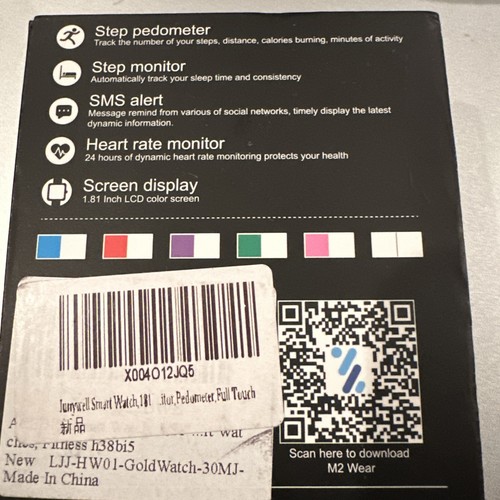 Smartwatch für Unisex Android und iOS Handys Roségold - Bild 2 von 2