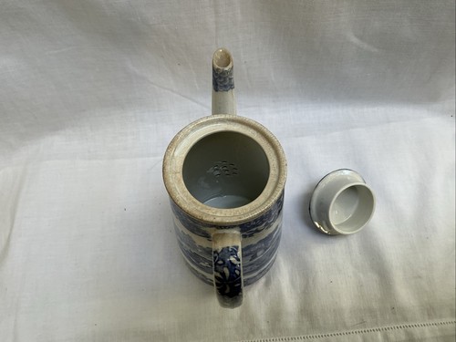Vintage Copeland Spode ITALIAN Small Hot Water Pot/Jug Older Bluestamp 15cm Tall - Picture 6 of 7