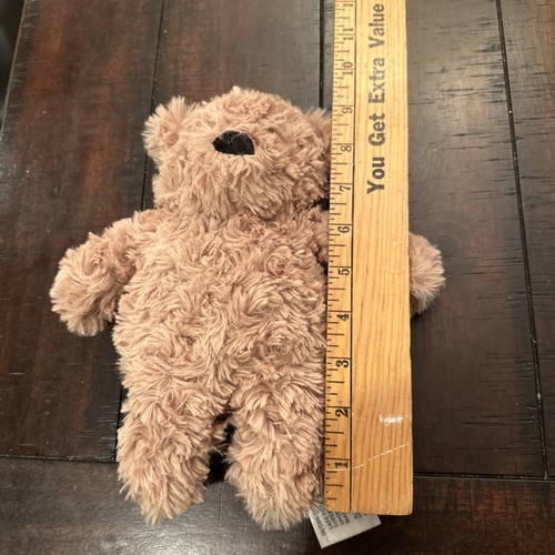 Warmies Brown Curly Bear Junior Plush Heatable Lavender Scented Stuffed Animal - Picture 7 of 7