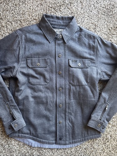 Camisa de montar para motociclista Rokker Boston - gris grande usada en excelente estado - Imagen 2 de 12