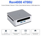 GenMachine Mini PC Ryzen 7 4700U MINI PC 16GB DDR4 500GB SSD WIFI6 Windows 11