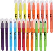 Mr. Pen No Bleed Gel Highlighter, Bible Highlighters, Assorted Colors, Pack of 2