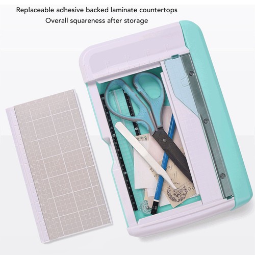 Mini Paper Cutter Ergonomic Handle Portable 4 Non Slip Feet Accurate Lightweight - Bild 12 von 12