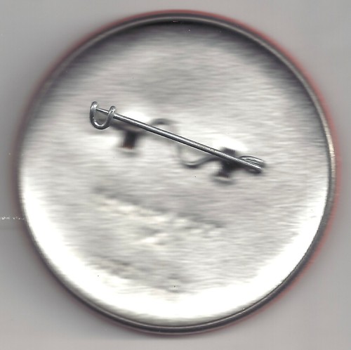 Strukturierte Oberfläche Frohe Weihnachten SANTA CLAUS Pin Pinback Holiday Button - Bild 2 von 2