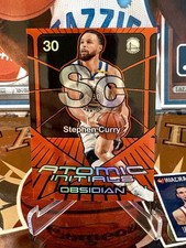 2024-25 Panini Obsidian Stephen Curry Atomic Initials 48/99