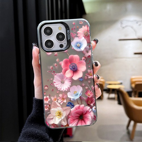Case For Various Phone Luxury Flower ShockProof Phone Cover Back Hot Women Girls - Picture 3 of 5