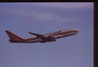 Top aircraft slide B-747 N710CK Kalitta Air Ramstein AB