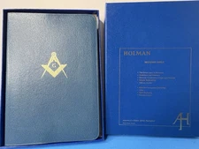 Holman MASONIC KJV BIBLE Temple Illustrated King Solomon Masonry w/ Box 1968