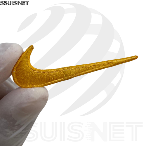 Swoosh Logo 2.25″ Embroidered Iron‑On Patch SWOOSH Logo patch all colors swoosh - Foto 14 di 30