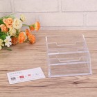 Acrylic Business Holder School Office Desktop Supplies Business Case Stationery