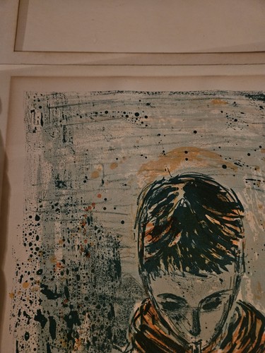 VTG MCM Graphic Lithograph 27/275 GRETA SCHREYER Unframed Certified 17 x 13 - Picture 23 of 23