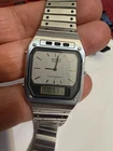 VINTAGE SEIKO Quartz Alarm Chronograph Digital Analog H249-5069 MEN WATCH