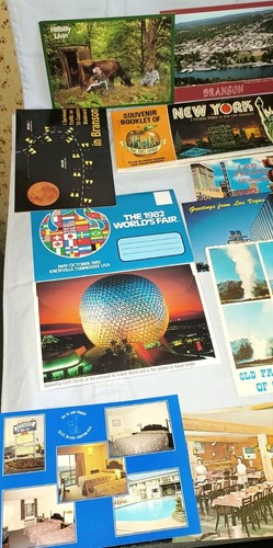 Vintage Post Card Lot-Souvenir Book from N.Y,L.V-PC From San.Fran-Vegas-Hi-Pa- - Picture 4 of 24