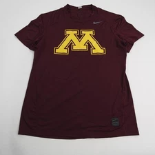Minnesota Golden Gophers Nike Pro Dri-Fit Short Sleeve Shirt Men's Maroon Used