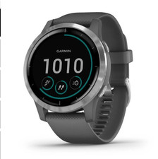 Garmin vívoactive 4S 40mm with Silicone Band GPS Running Watch - Grey/Silver