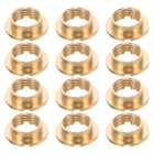  12 PCs Quarzuhr Zubehör Muttern DIY Taktuhr Taktmechanismus Nuss Takt Ersatz