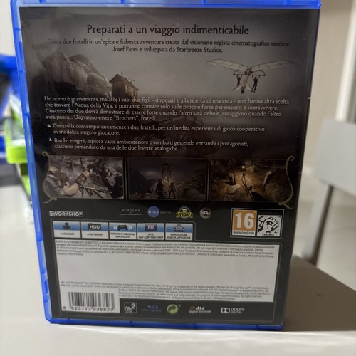 BROTHERS PLAYSTATION 4 Ps4 N325 DISC NEUWERTIG ITALIENISCH - Bild 2 von 4