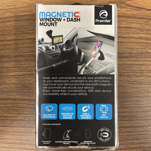 Premier Magnetic Window + Dash Mount for Cell Phones (PMAGWIN) - Picture 2 of 4