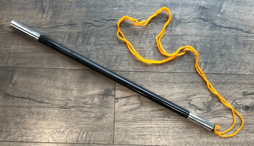 Vintage Magic Trick Large Professional Stage Size Needle Through Balloon & Wand