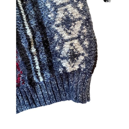 Vintage 80's Expressions International Men's Large Cotton & Wool Blend Sweater - Picture 3 of 9