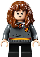 Lego Hermione Granger - Gryffindor Sweater with Crest, Black Sho-hp272-Set 76382