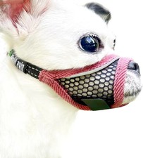 Dog Muzzle, Soft Mesh Muzzles for Small Dogs, Chihuahua Shih Tzu Yorkie Pom, ...