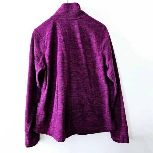 Tek Gear Size Large Purple Violet Long-Sleeved Polyester Fleece Womens Sweatshir - Picture 16 of 20