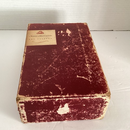 Vintage ANNA KARENINA By Leo Tolstoy 2 Volume Set Slipcase 1939 Random House - Picture 8 of 8