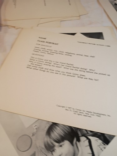 Vtg 1977 Black & White Talk About Picture 8x10 Activity Cards, Lot Of 14. A-15 - Picture 21 of 24