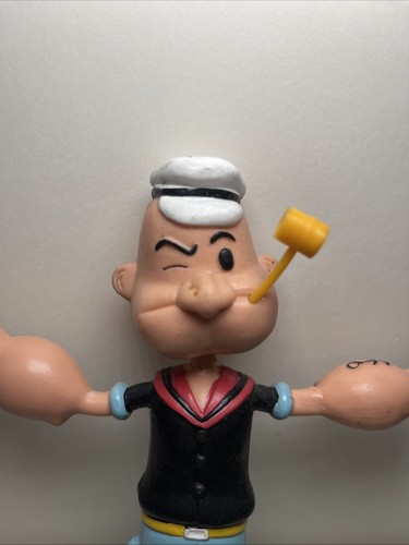 1993 Classic Vintage Popeye Bendable Poseable Figure Bendie Bendy - Picture 2 of 7