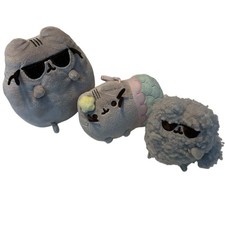 GUND Pusheen Wearing Sunglasses Shaggy Mini Mix Plush Lot