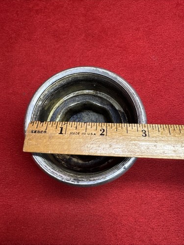 ✨ Scheunenfund ✨ OG 1912-1929 Stearns-Knight Messing vernickelt Gewindekappe - Bild 11 von 11