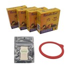 Canning Jar Seal Bundle Includes 48 Regular Mouth Viceroy Jar Rubbers With Ta...