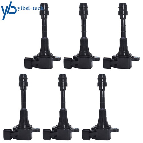 Set of 6 Ignition Coil Pack Fit For 2003-2008 Nissan 350Z Infiniti FX35 G35 M35 - Picture 1 of 8
