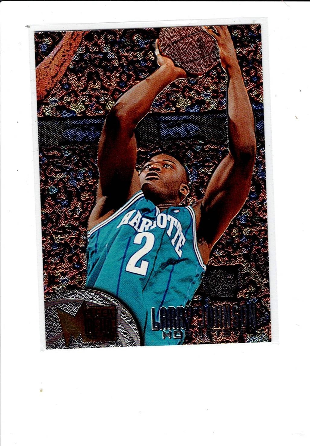 1995-96 Fleer Metal Larry Johnson - Charlotte Hornets