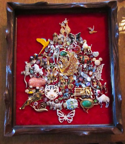 Arte pictórico enmarcado árbol joyería criaturas vivientes de colección único en su clase animales Navidad (21) - Imagen 1 de 6