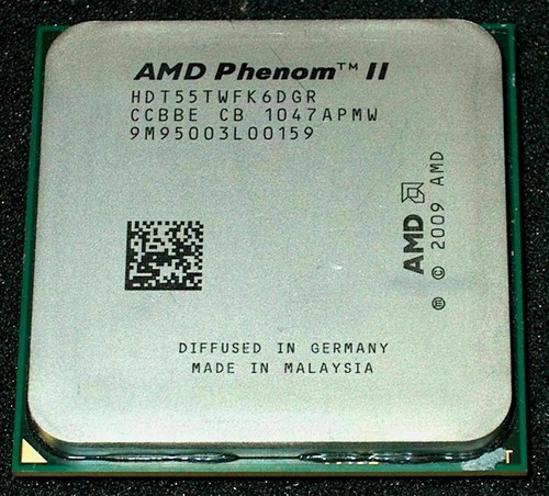 AMD Phenom II X6-1055T HDT55TWFK6DGR 2.8 GHz 667 MHz Socket AM3 CPU Processor - Picture 3 of 4