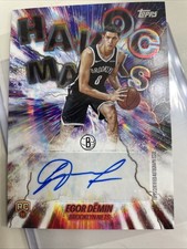2025-26 Topps NBA Egor Demin RC Havoc Marks Auto Nets Rare 🔥🔥🔥