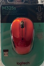 Logitech M325s Wireless Mouse - Red (910-006830)