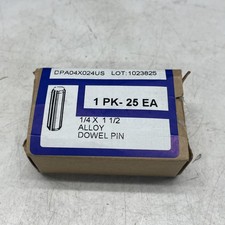(25-Pk) Socket Source Dowel Pin 1/4 X 1 1/2 DPA04X024US